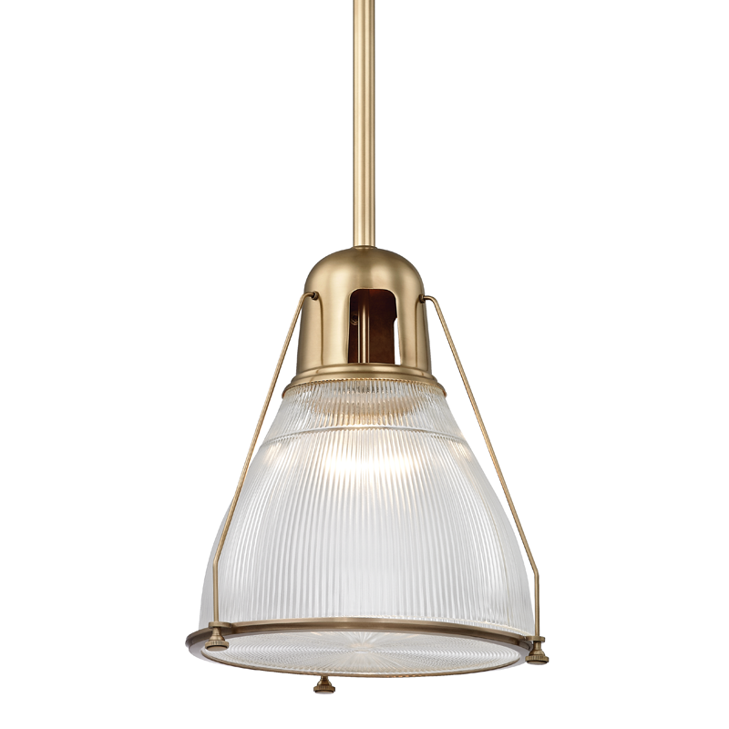 Haverhill Pendant with Aged Brass Finish