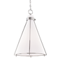 Eldridge Pendant with Polished Nickel Finish