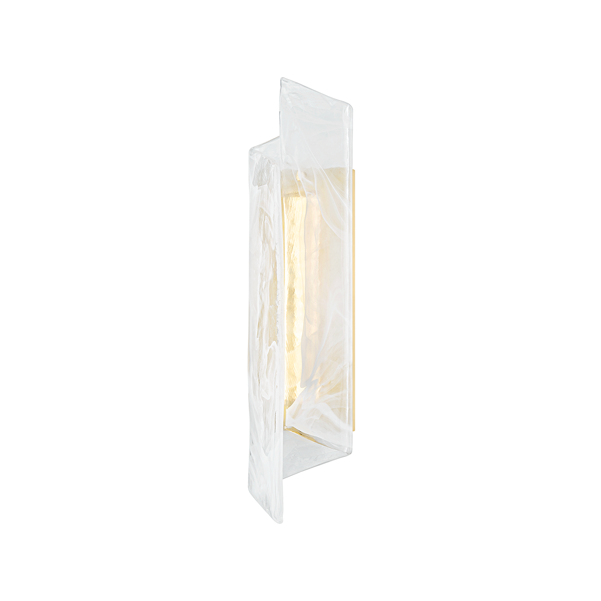 GREENVILLE Wall Sconce with Aged Brass Finish