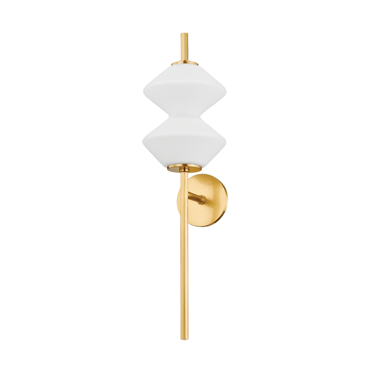 Barrow Wall Sconce with Aged Brass Finish