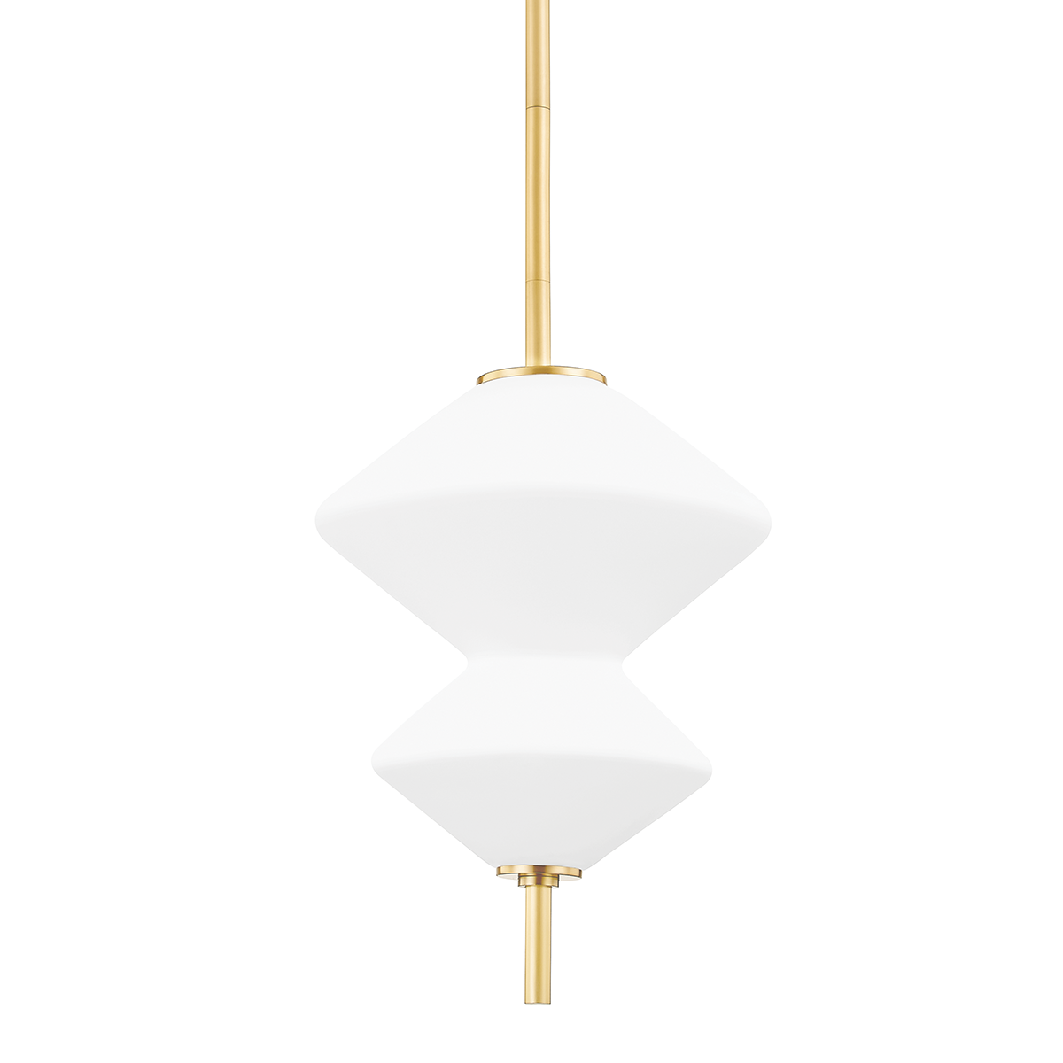 Barrow Pendant with Aged Brass Finish