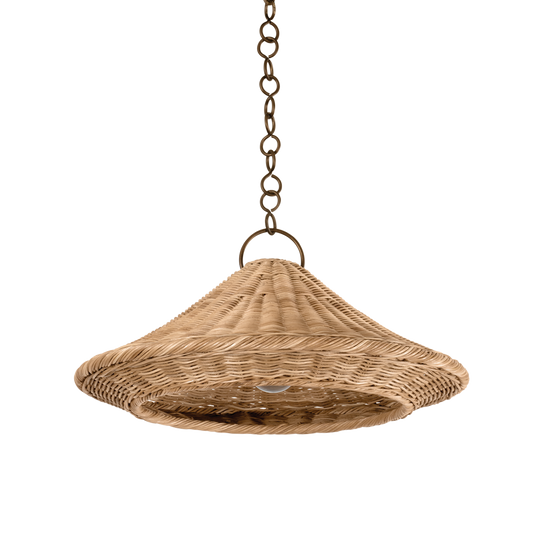 BAYCHESTER Pendant with Bronze Leaf Finish
