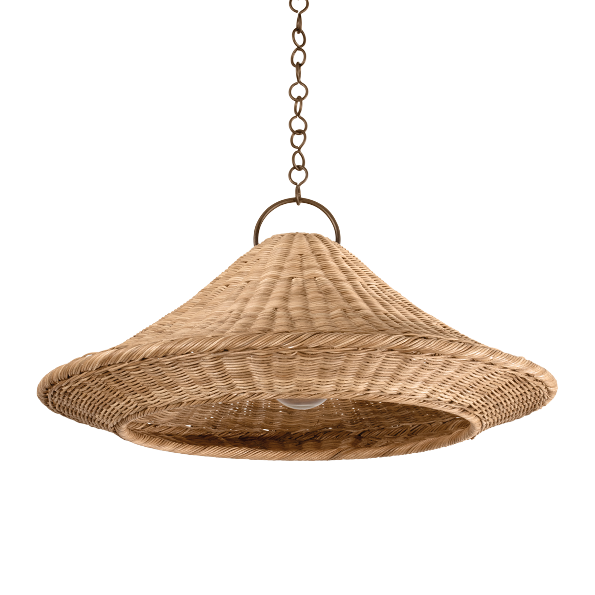 BAYCHESTER Pendant with Bronze Leaf Finish