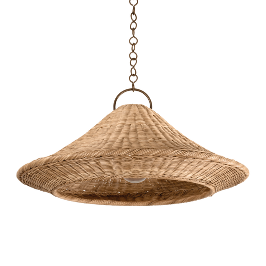 BAYCHESTER Pendant with Bronze Leaf Finish