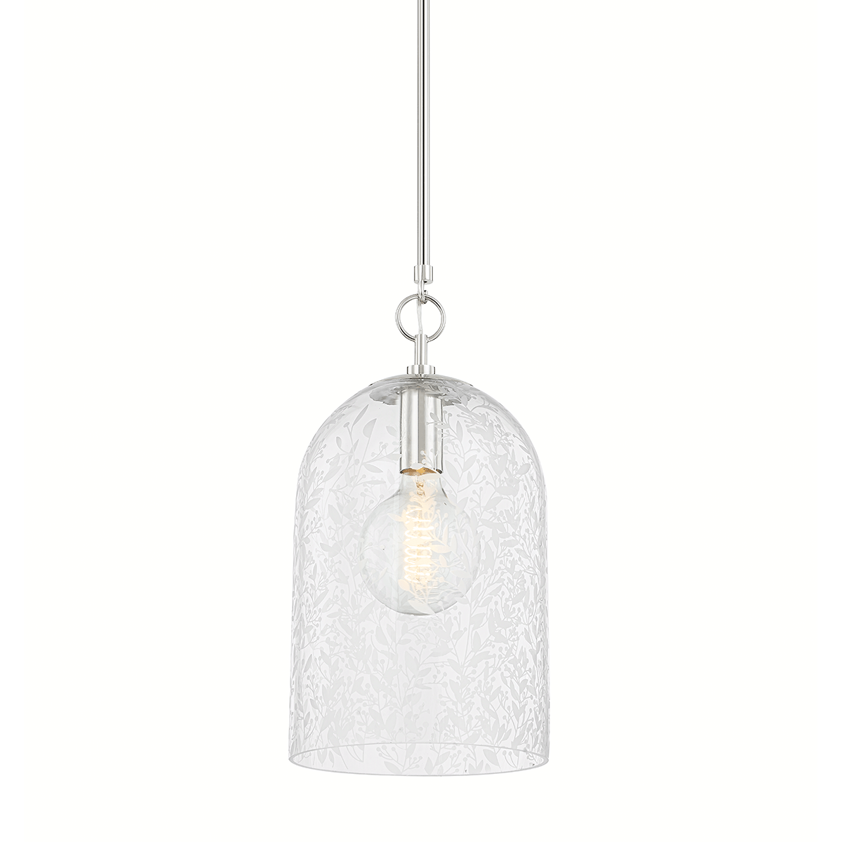 Belleville Pendant with Polished Nickel Finish