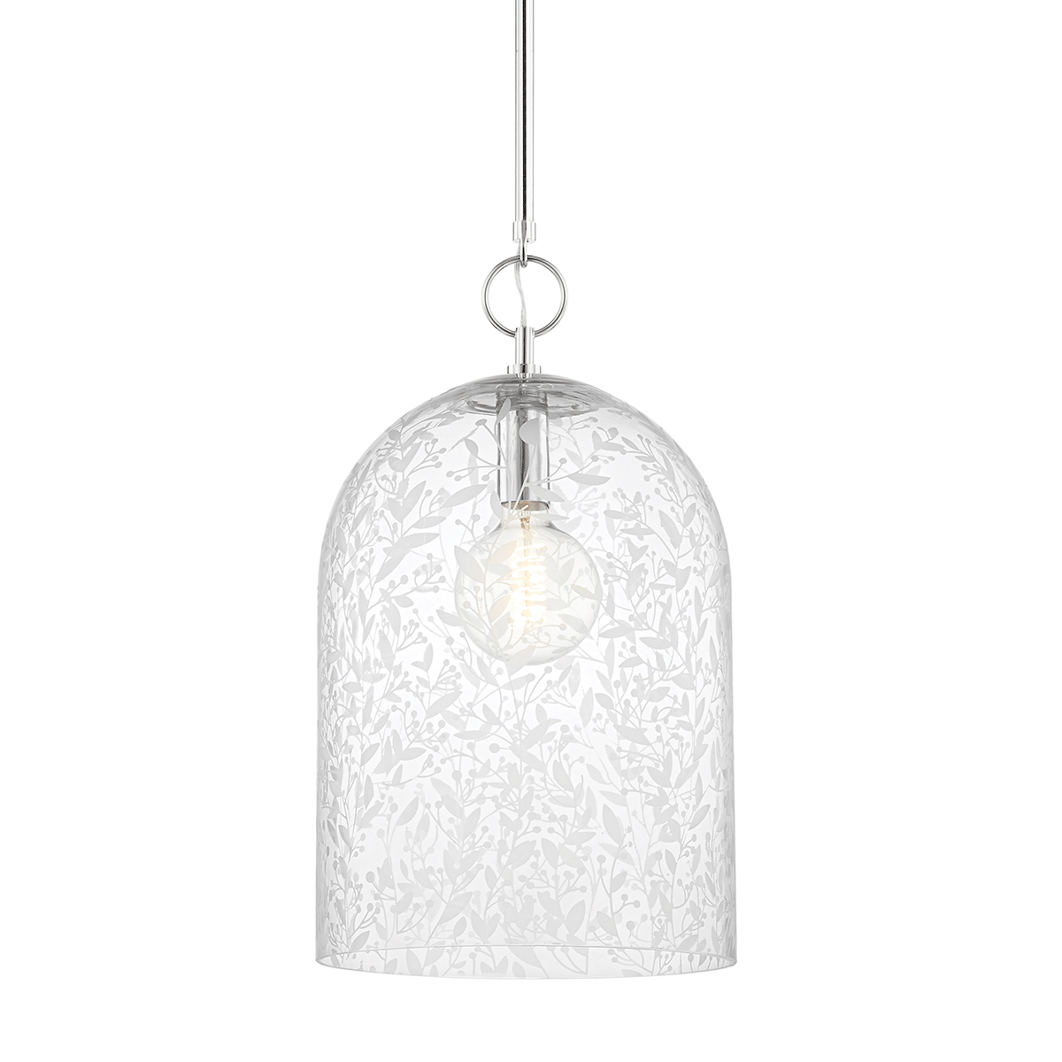 Belleville Pendant with Polished Nickel Finish