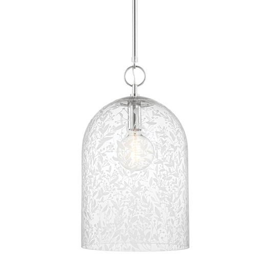 Belleville Pendant with Polished Nickel Finish