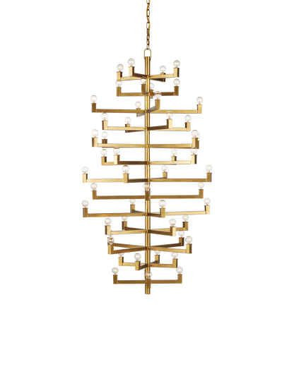 Andre Grande Brass Chandelier