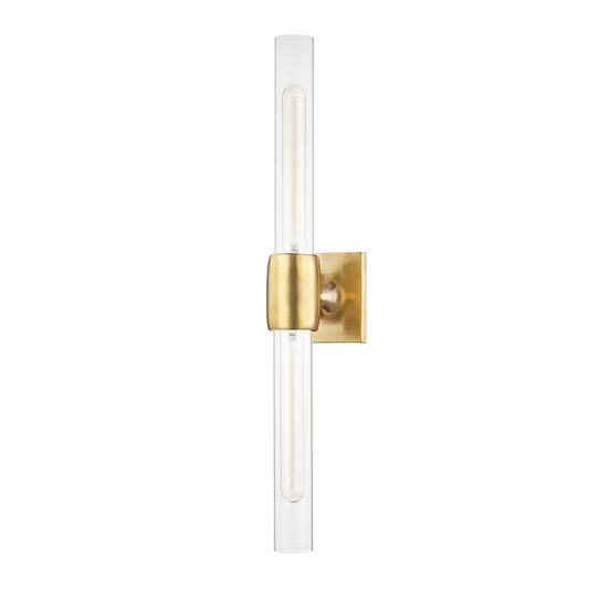 Hogan Wall Sconce with Aged Brass Finish