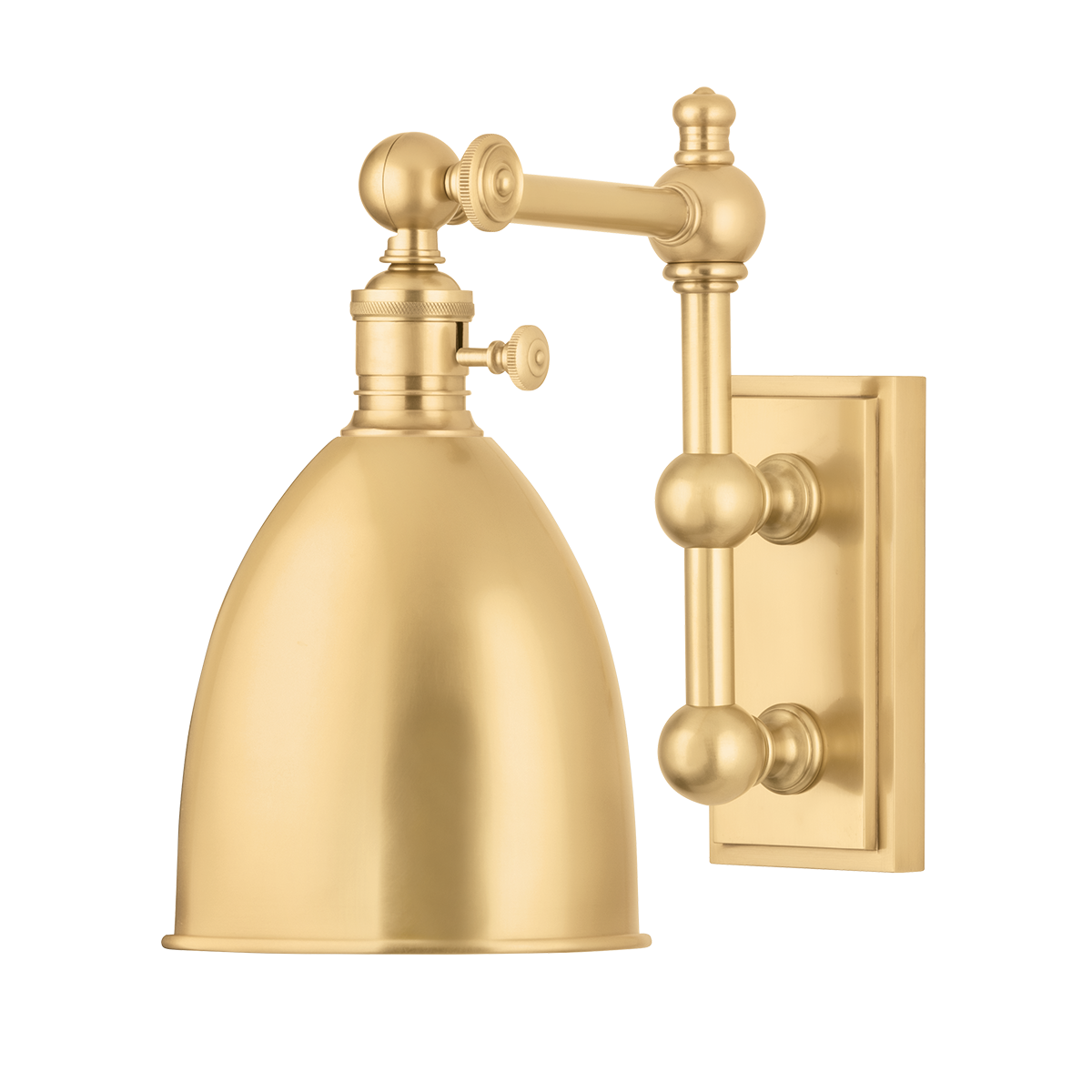 Roslyn Wall Sconce with Aged Brass Finish