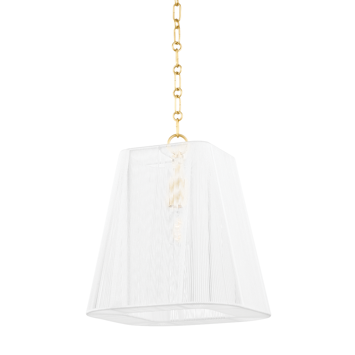 Verona Beach Pendant with Aged Brass Finish