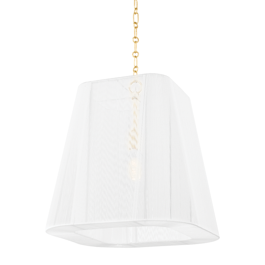 Verona Beach Pendant with Aged Brass Finish