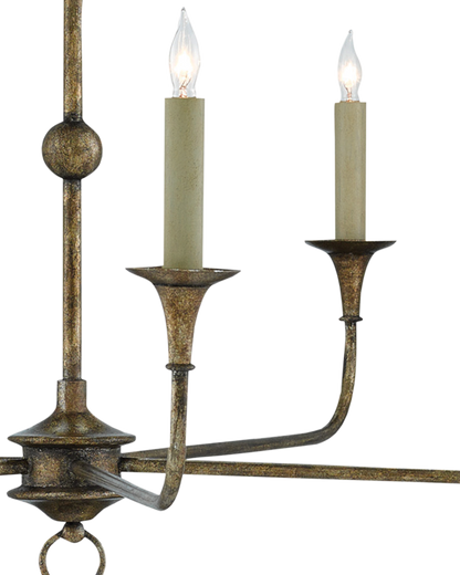 Nottaway Small Bronze Chandelier