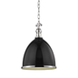 Viceroy Pendant with Black/polished Nickel Finish