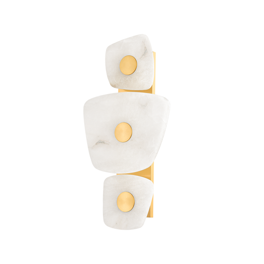 HOLMDEL Wall Sconce with Aged Brass Finish