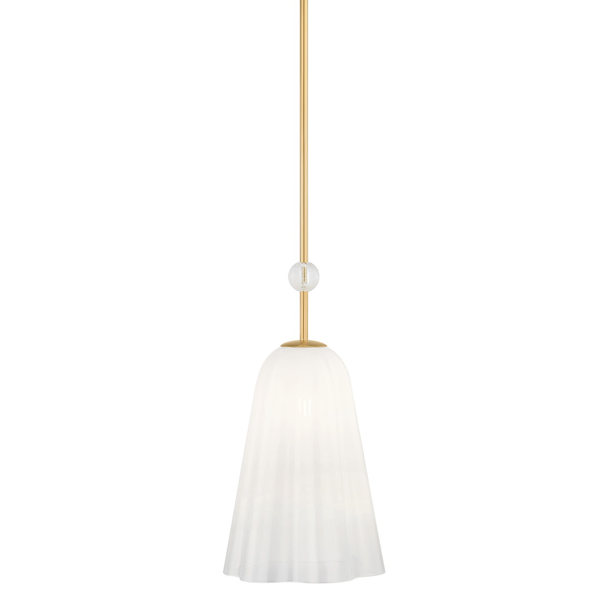 CAMBRIA HEIGHTS Pendant with AGED BRASS Finish