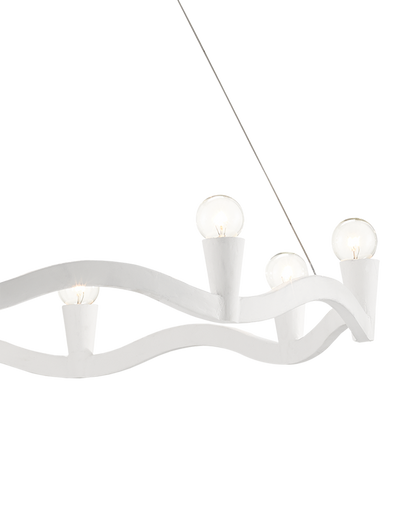 Serpentina White Chandelier