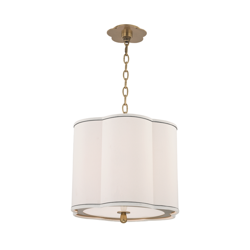 Sweeny Pendant with Aged Brass Finish