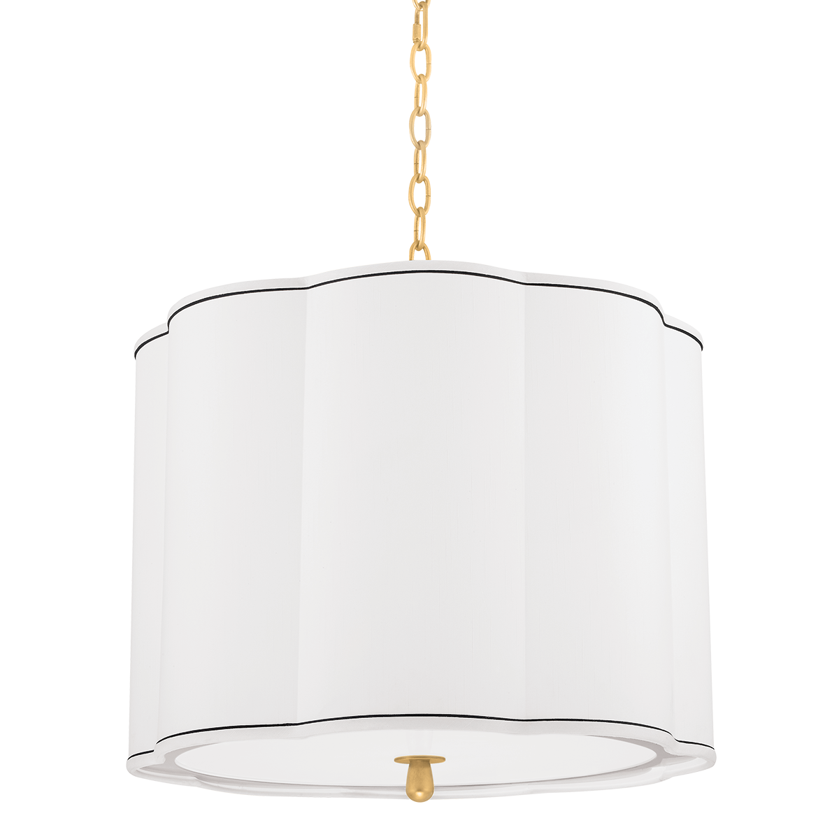 Sweeny Pendant with Aged Brass Finish