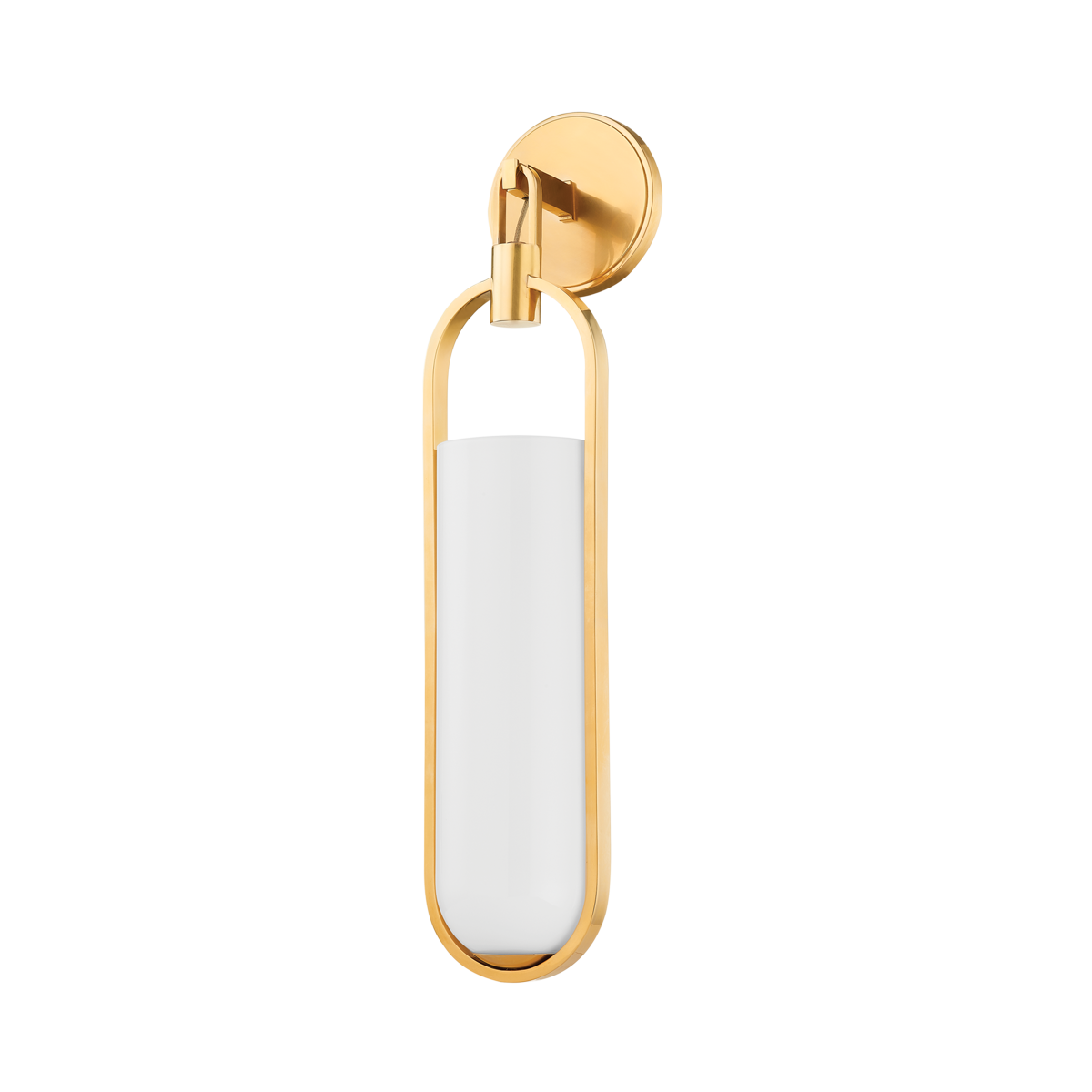 LORIMER Wall Sconce with Aged Brass Finish