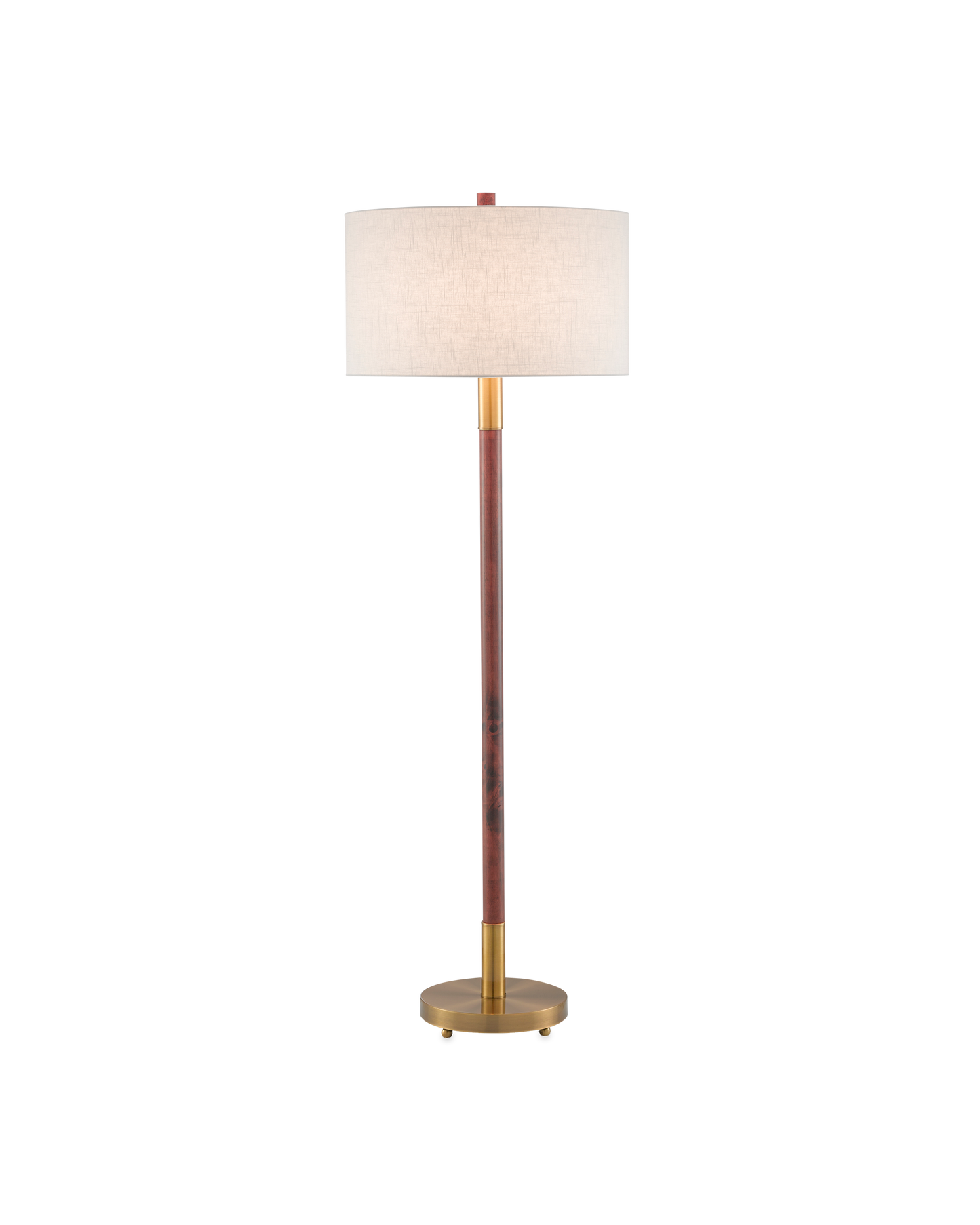 Bravo Mahogany Floor Lamp