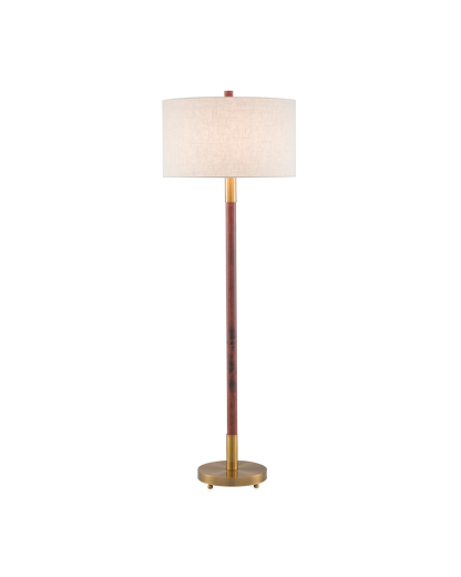 Bravo Mahogany Floor Lamp