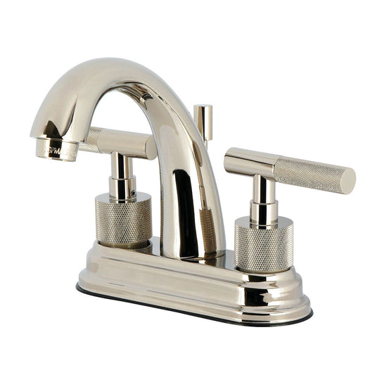Convergent 4 Inch Centerset Bathroom Faucet in Polished Nickel