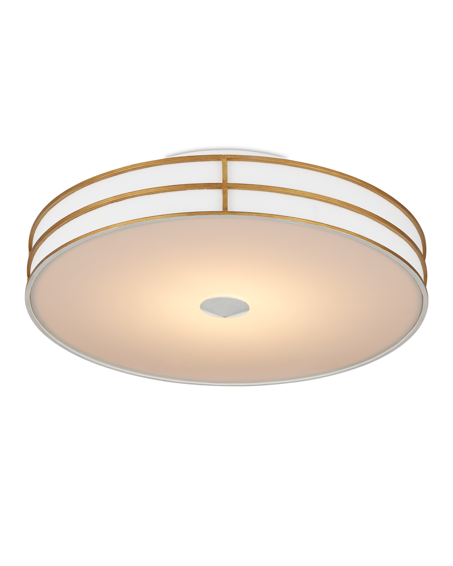 Fielding White Flush Mount