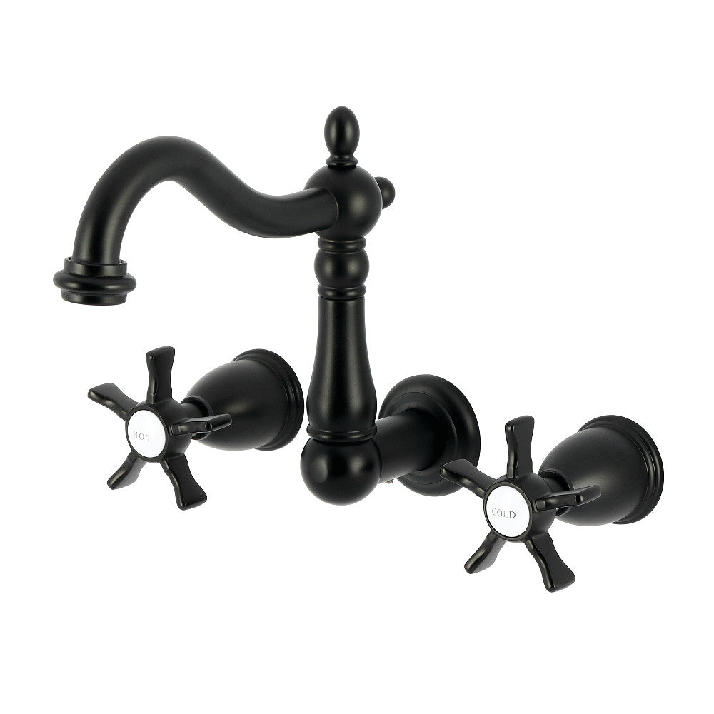 Hamilton Wall-Mount Bathroom Faucet in Matte Black