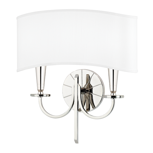 Mason Wall Sconce with Polished Nickel Finish