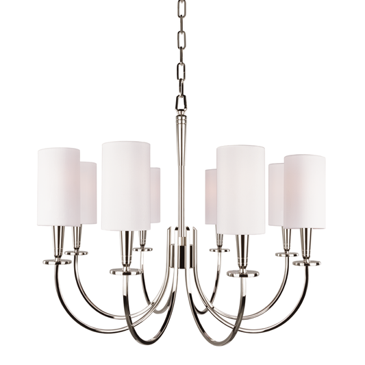 Mason Chandelier with Polished Nickel Finish