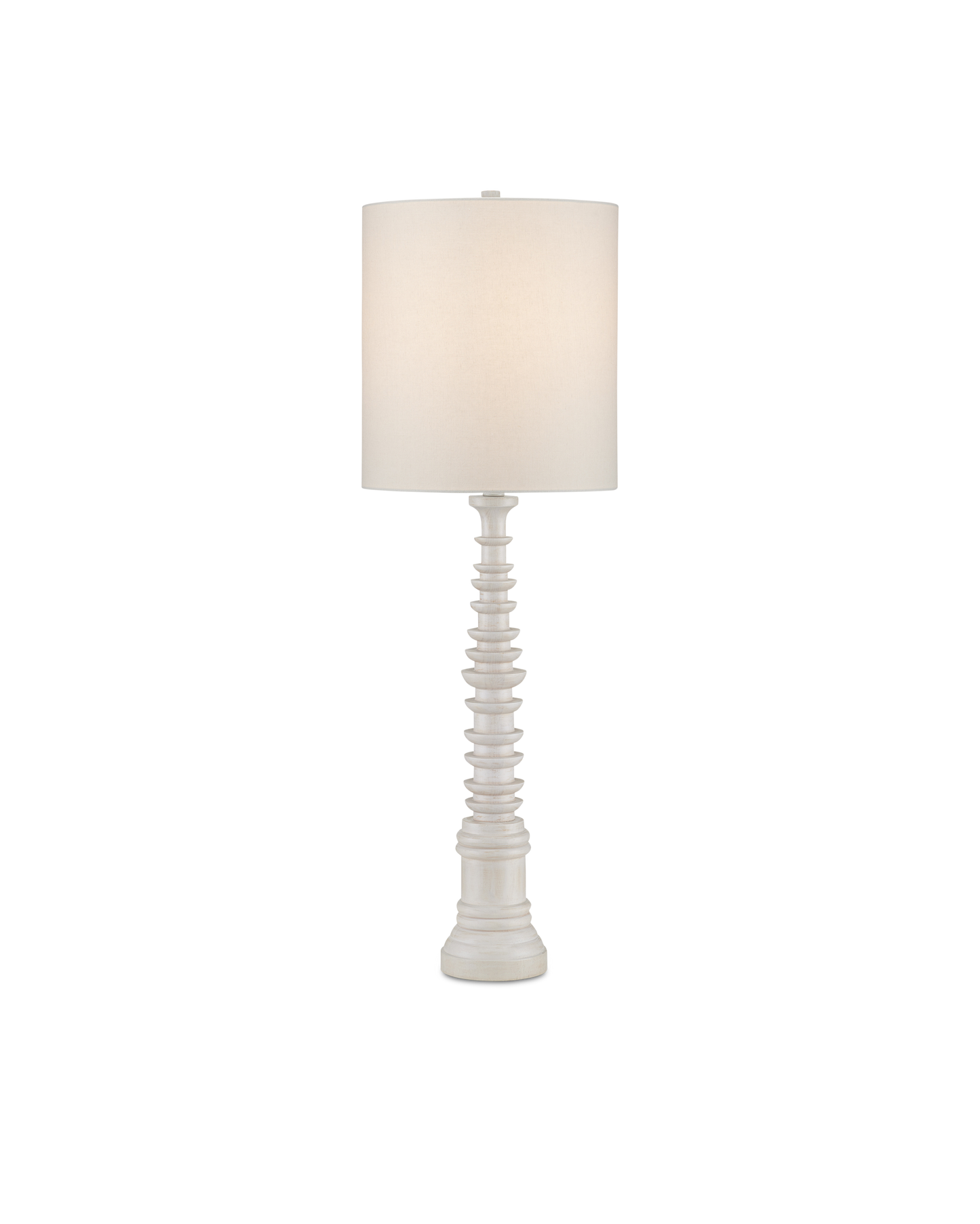 Malayan White Table Lamp
