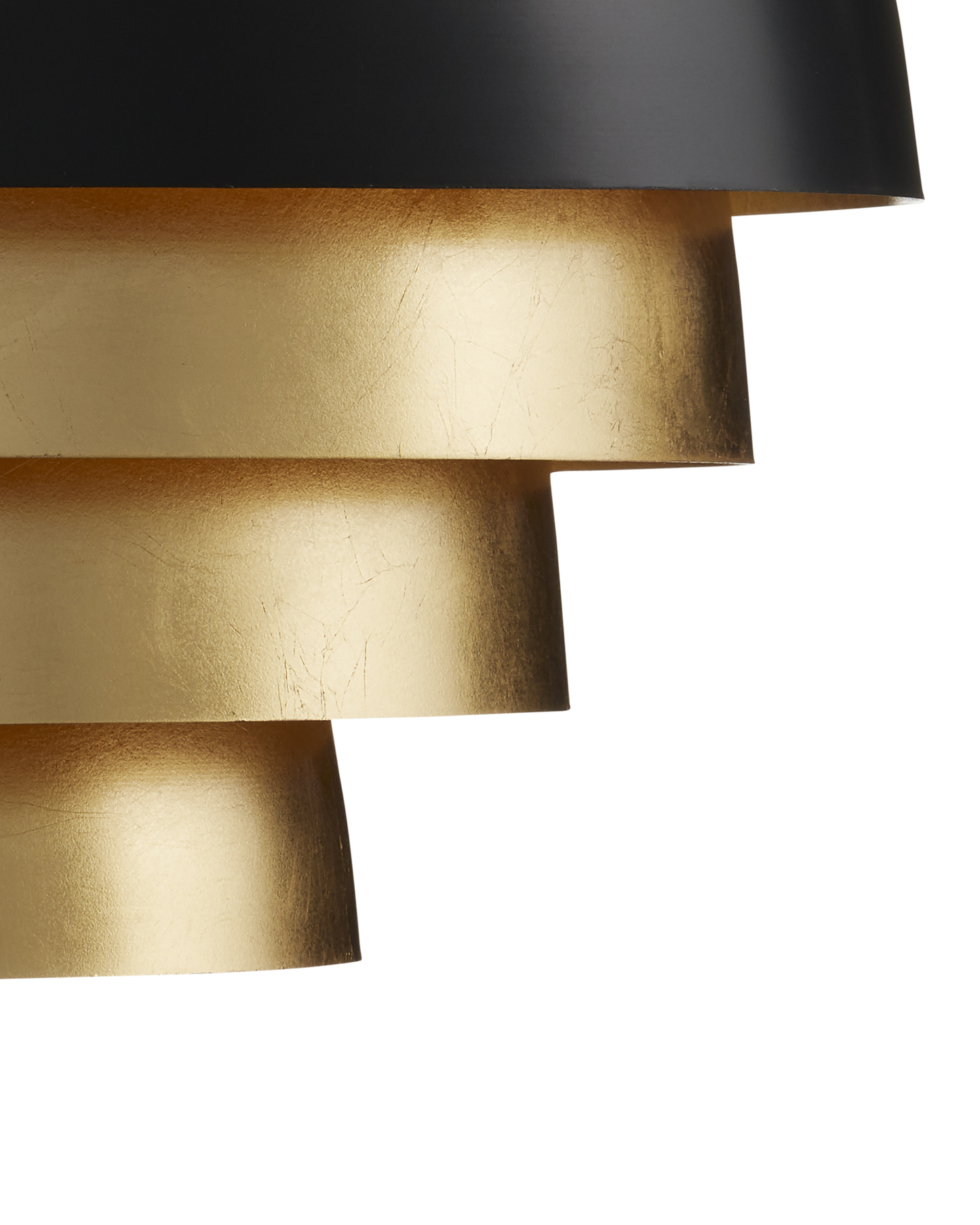 Salviati Large Black & Gold Pendant