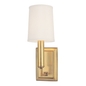 Clinton Wall Sconce with Aged Brass Finish