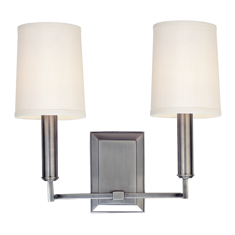 Clinton Wall Sconce with Polished Nickel Finish