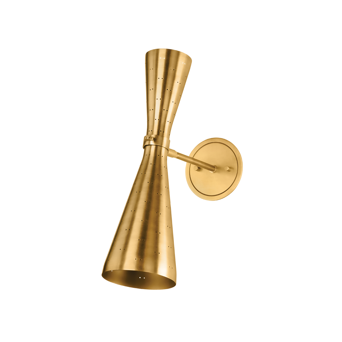 ALLANTON Wall Sconce with AGED BRASS Finish