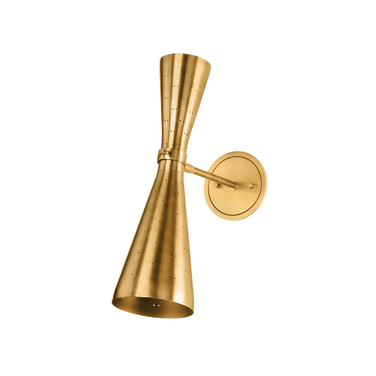 ALLANTON Wall Sconce with AGED BRASS Finish