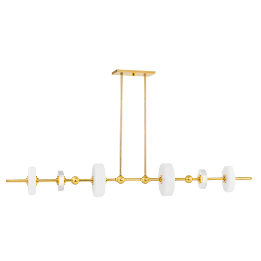 MAYNARD LINEAR with AGED BRASS Finish