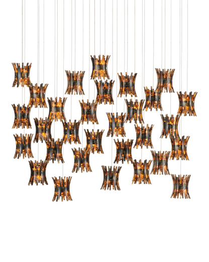 Alsop 30-Light Linear Multi-Drop Pendant