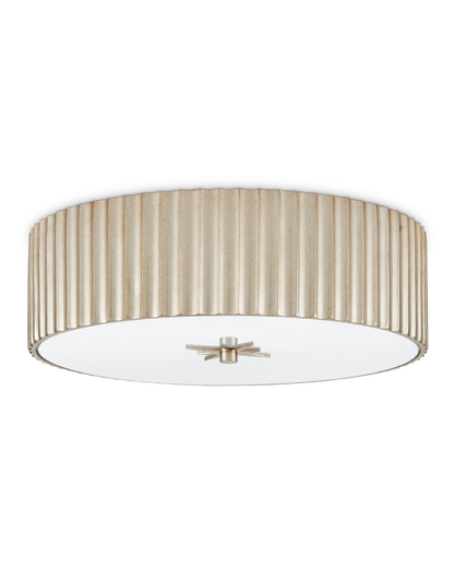 Caravel Silver Flush Mount