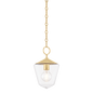 Greene Pendant with Aged Brass Finish