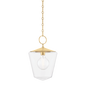 Greene Pendant with Aged Brass Finish