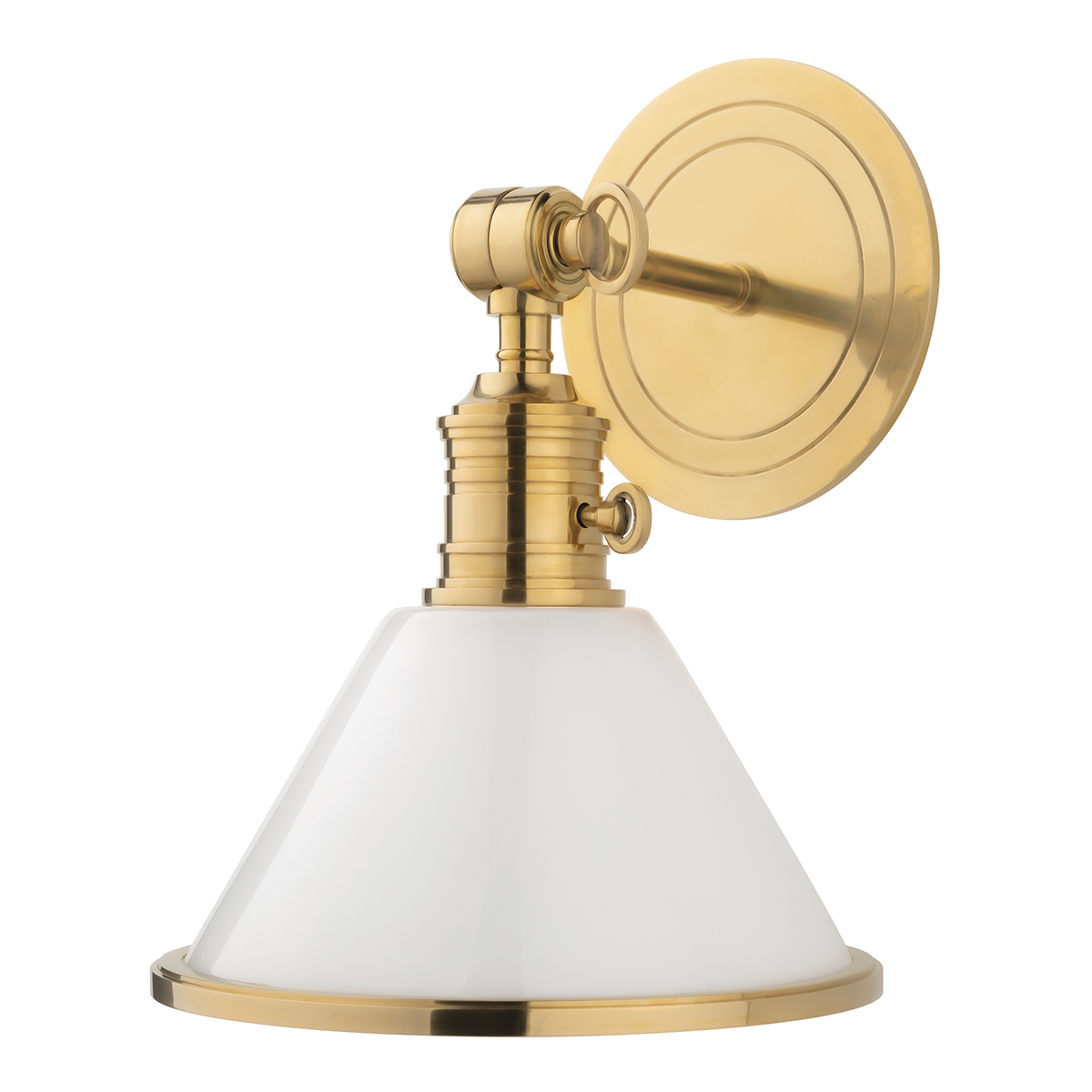 Garden City Wall Sconce with Aged Brass Finish