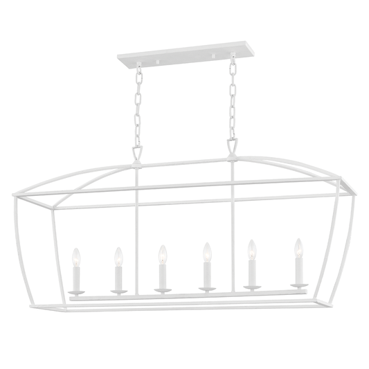 Bryant Linear with White Plaster Finish