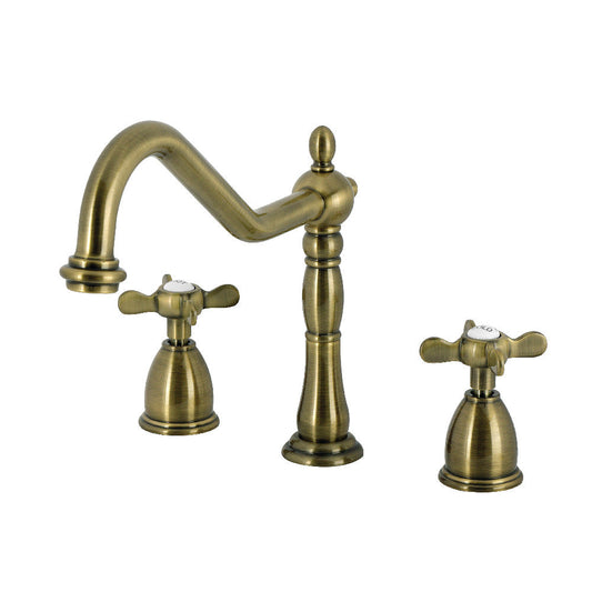 Essex Widespread Kitchen Faucet in Antique Brass