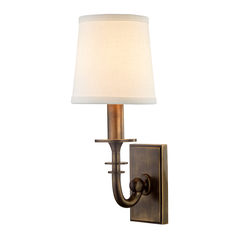 Carroll Wall Sconce with Distressed Bronze Finish
