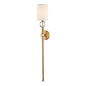 Rockland Wall Sconce with Aged Brass Finish