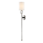 Rockland Wall Sconce with Polished Nickel Finish