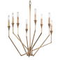 Archie Chandelier with Aged Brass Finish