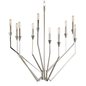 Archie Chandelier with Polished Nickel Finish